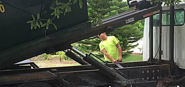 Rent Our Most Popular Sized 15 Yard Dumpster::Fits 4.5 pickup truck loads of debris perfect for almost every project. Or 5x What the Canvas Bagster Fits below. Cheap Dumpster Rental